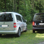 VW Caddy (Modell 2C) und der neue Caddy 4